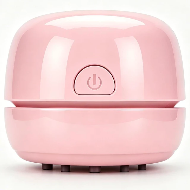 Main image of YUNYILAN Desktop Vacuum Cleaner USB Recharging, Portable Mini for Cleaning Eraser Crumbs, Dust, Computer Keyboard and Car (Pink)