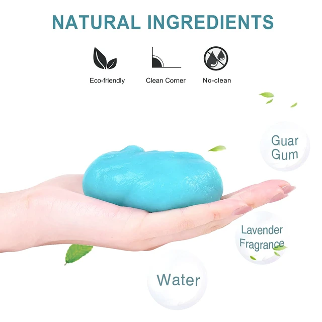 Alt view image 6 of 6 - TICARVE Car Cleaning Gel 100g Bag for Car, Keyboard, Electronics, Home Office