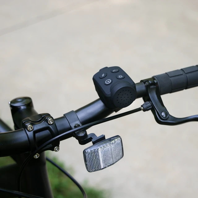 Alt view image 6 of 6 - Concord Bikes Electronic Bicycle Bell, Black
