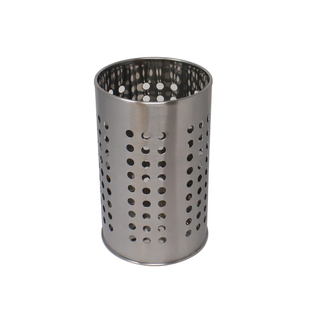 Alt view image 6 of 6 - Mainstays Utensil Holder, Stainless Steel, Countertop Storage