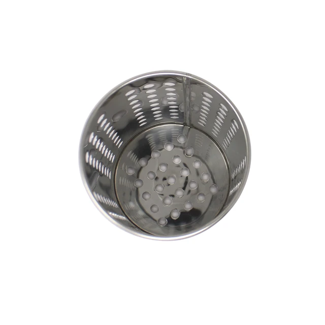 Alt view image 5 of 6 - Mainstays Utensil Holder, Stainless Steel, Countertop Storage