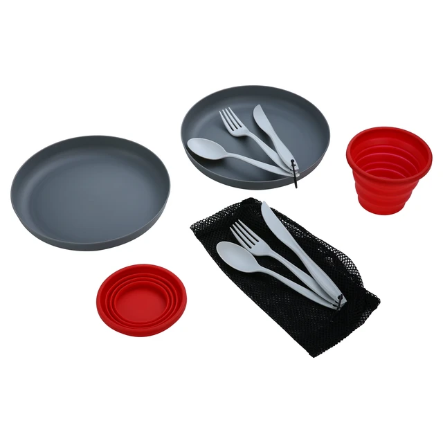 Alt view image 2 of 6 - Ozark Trail 11-Piece Silicone Camping Mess Kit