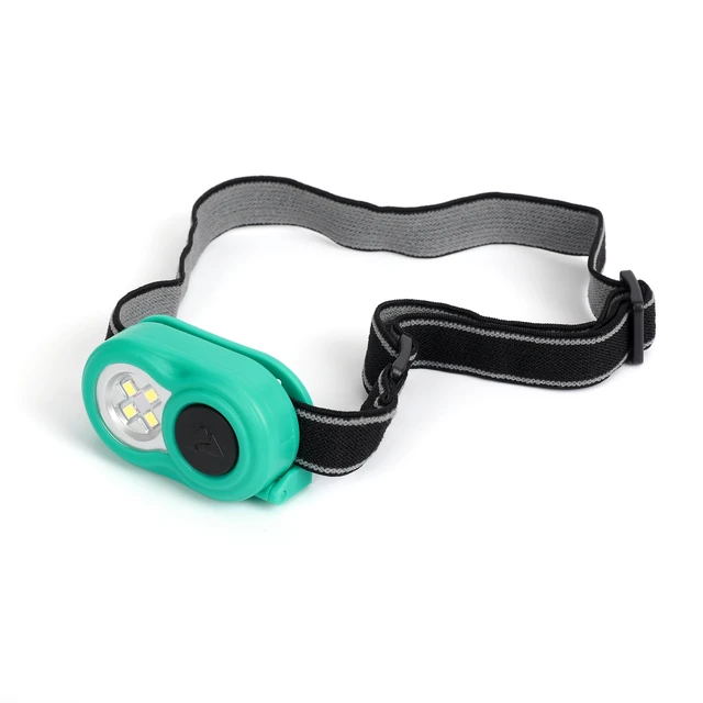 Alt view image 5 of 6 - Ozark Trail Mini LED Headlamp 4-Pack, 25 Lumens, Battery Powered, Teal
