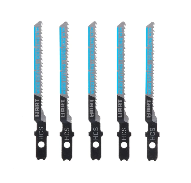 Alt view image 2 of 6 - 5-Piece 14 TPI HART Scrolling Jigsaw Blade Set