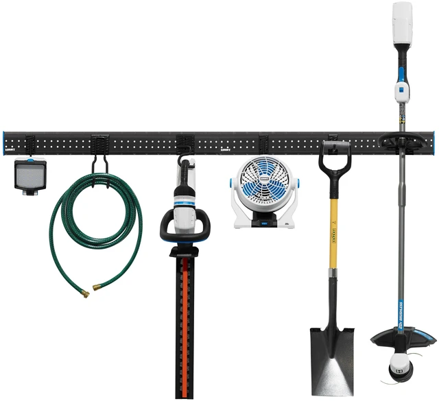 Alt view image 2 of 5 - HART 35" Garage Storage Rail Compatible with All HART Storage Hooks