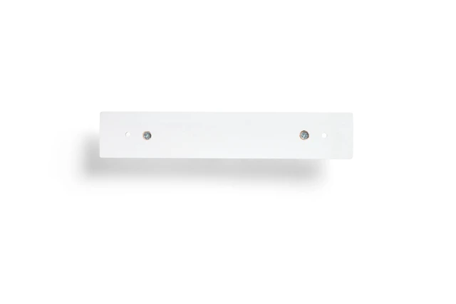 Alt view image 3 of 5 - Mainstays White 8.75-Inch Key Rail with 4 Satin Nickel Hooks for Keys, Mail, Leashes, 2 lbs Capacity, 1 Pack