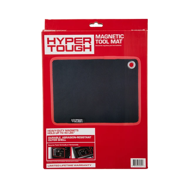 Alt view image 4 of 6 - Hyper Tough Magnetic Tool Pad, 40lb Hold, 12.6in x 9.7in
