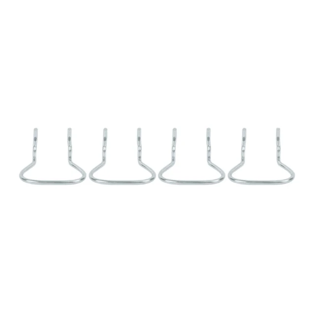 Alt view image 4 of 7 - Hyper Tough Pegboard Hook Kit for 1/8in & 1/4in Pegboard Holes, 50-Piece