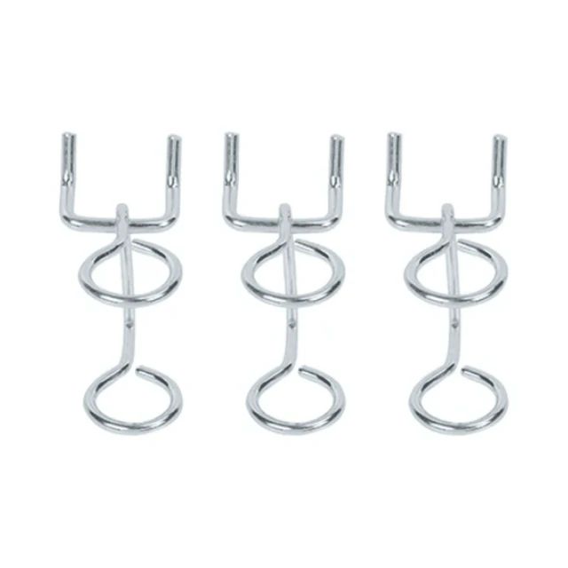 Alt view image 3 of 7 - Hyper Tough Pegboard Hook Kit for 1/8in & 1/4in Pegboard Holes, 50-Piece
