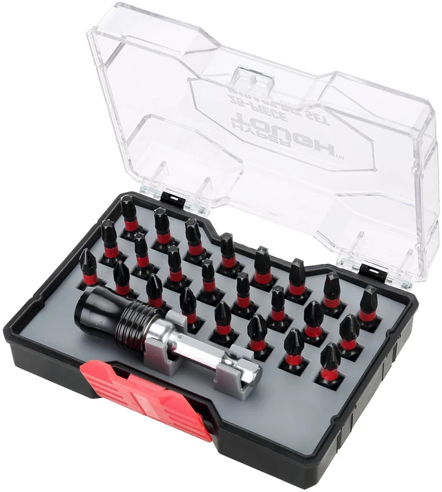 Alt view image 2 of 6 - Hyper Tough 1" Impact Rated Screwdriver Bit Set, 25-Piece