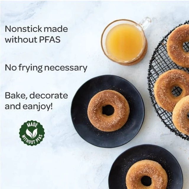 Alt view image 5 of 6 - Nordic Ware 6 Cavity Nonstick Steel Donut Pan