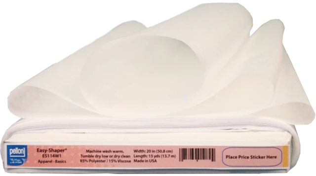 Main image of Pellon ES114 Fabric Interfacing, White, 20" x 10 Yards by the Bolt