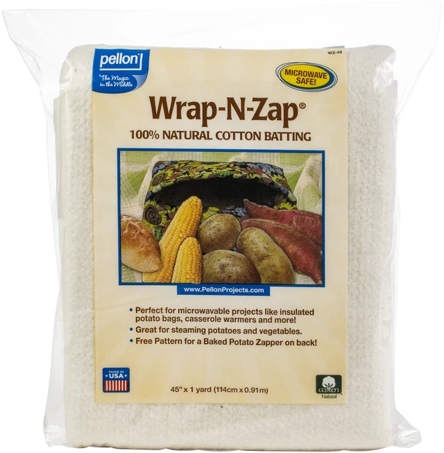 Alt view image 6 of 7 - Pellon Wrap-N-Zap Quilting Batting off-White 45"x36" (2 Pack) Precut