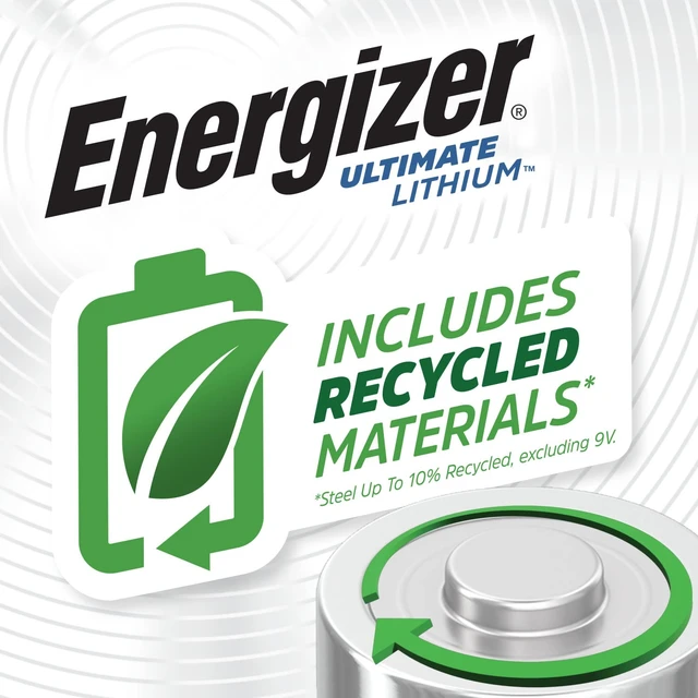 Alt view image 5 of 5 - Energizer Ultimate Lithium AA Batteries 1.5V (2 Pack)