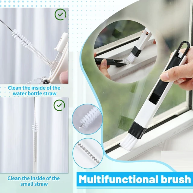 Alt view image 4 of 6 - 16Pcs Crevice Cleaning Brush Set, Hard Bristle Scrub Brushes for Gaps