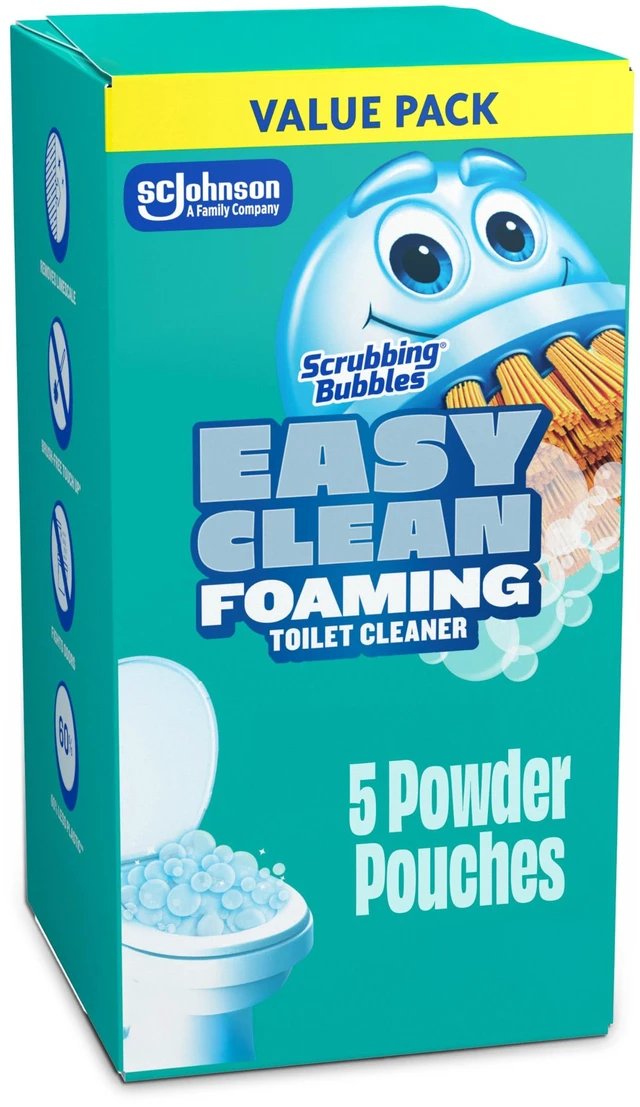 Main image of Scrubbing Bubbles Easy Clean Foaming Toilet Bowl Cleaner, 5 Count