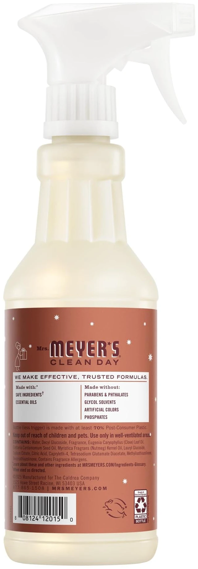 Alt view image 4 of 7 - MRS. MEYER'S CLEAN DAY Multi-Surface Cleaner Gingerbread 16fl oz