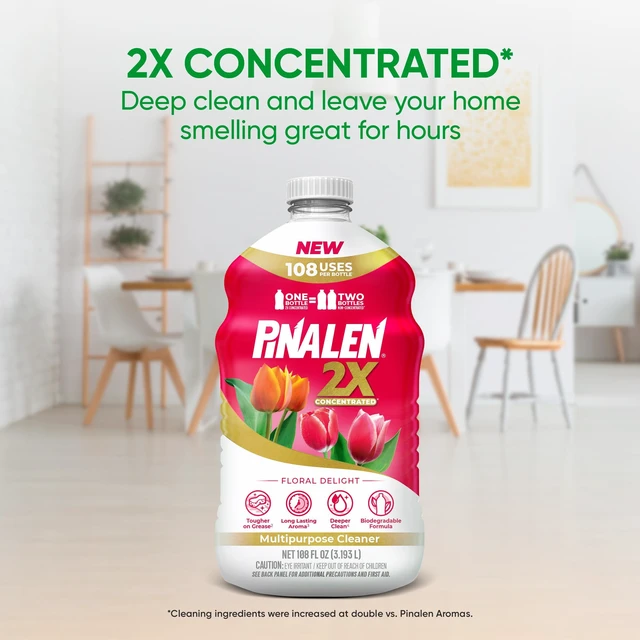 Alt view image 6 of 7 - PINALEN 2X Max Aromas Concentrated Multipurpose Cleaner, 108 fl oz
