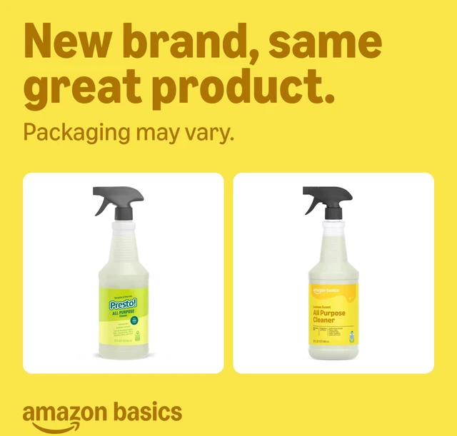 Alt view image 3 of 5 - Amazon Basics All Purpose Cleaner, Lemon Scent, 32 fl oz, Pack of 2