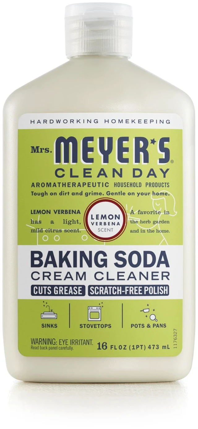 Main image of Mrs. Meyer's Clean Day Baking Soda Cream Cleaner, Lemon Verbena, 16 fl oz