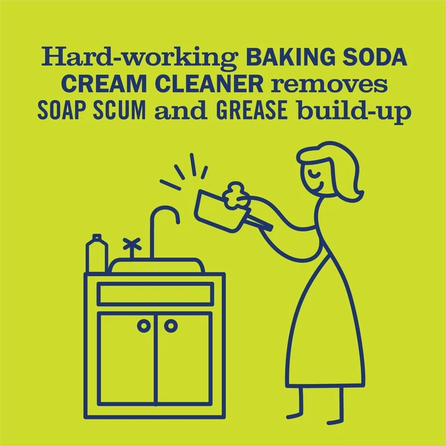Alt view image 5 of 6 - Mrs. Meyer's Clean Day Baking Soda Cream Cleaner, Lemon Verbena, 16 fl oz