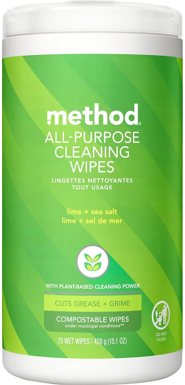 Main image of Method Lime & Sea Salt All Purpose Cleaning Wipes, 70 CT