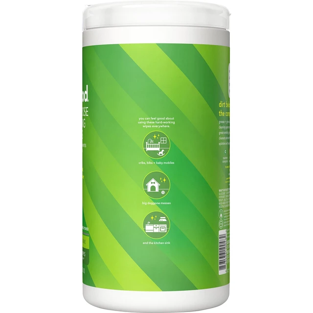 Alt view image 5 of 6 - Method Lime & Sea Salt All Purpose Cleaning Wipes, 70 CT