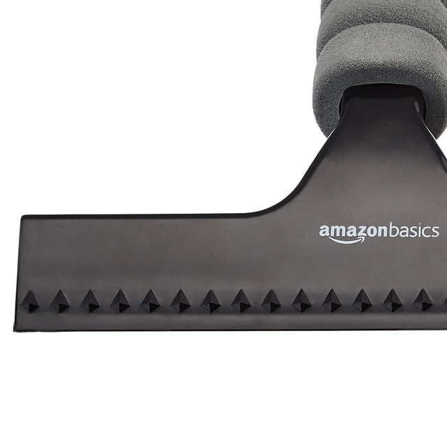 Alt view image 3 of 5 - Amazon Basics Window Squeegee with Handle, 8-Inch, Silicone Rubber Blade, for Car Windshield, Shower, Glass, Mirror Cleaning, Streak-Free, Lightweight, Black