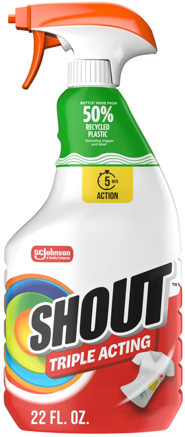 Main image of Shout 22oz Triple-Acting Active Enzyme Laundry Stain Remover Spray