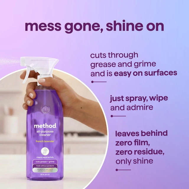 Alt view image 5 of 7 - Method All-Purpose Cleaner Spray, French Lavender, 28 fl oz