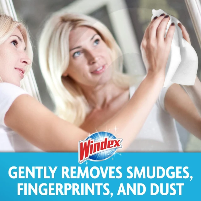 Alt view image 5 of 6 - Windex Glass and Window Cleaner Wipes, 38 Count, Portable Cleaning