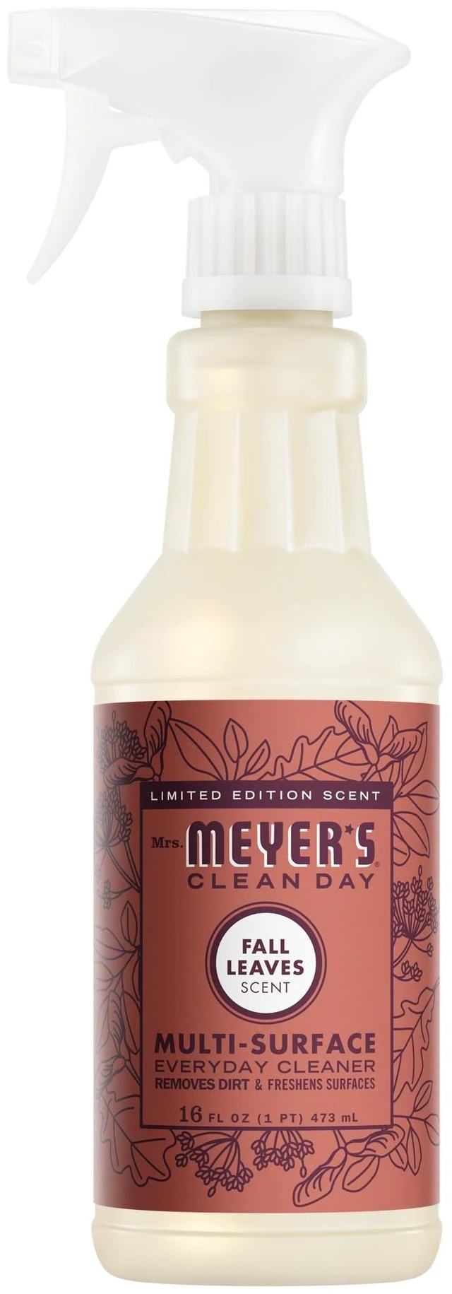 Main image of Mrs. Meyer's Clean Day Multi-Surface Cleaner, Fall Leaves, 16 fl oz