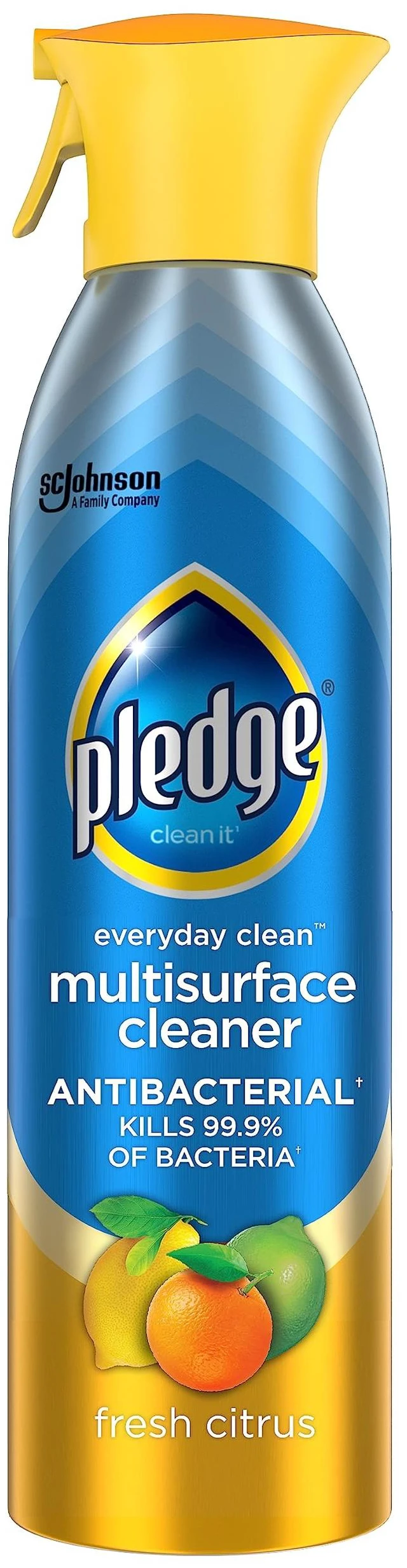 Main image of Pledge Antibacterial Multisurface Cleaner Spray, Fresh Citrus, 9.7oz, 1pk