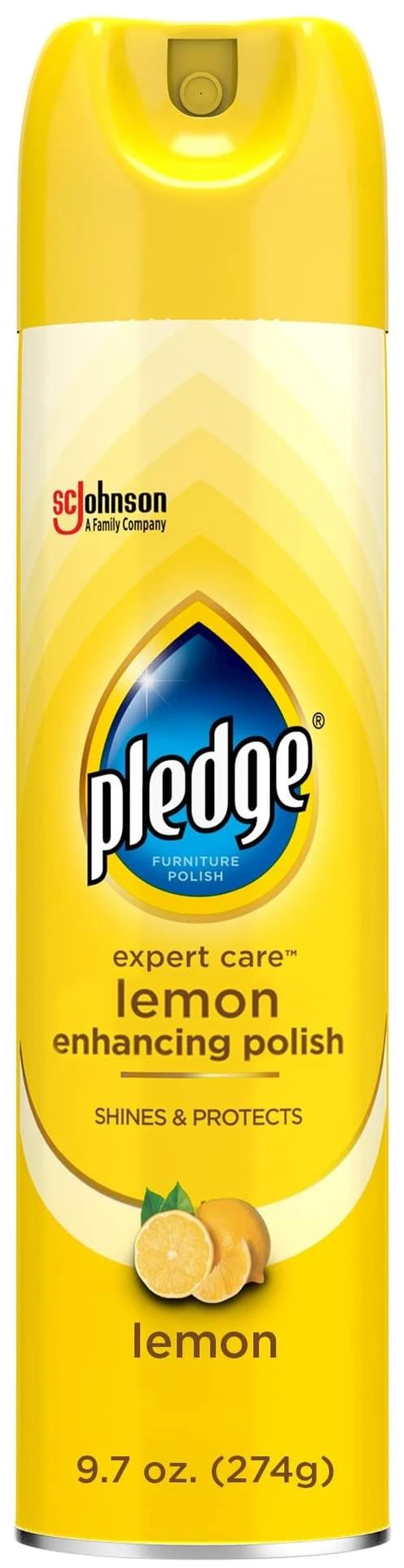 Main image of Pledge Expert Care Enhancing Furniture Polish, 9.7 oz, Lemon, 1-Pack