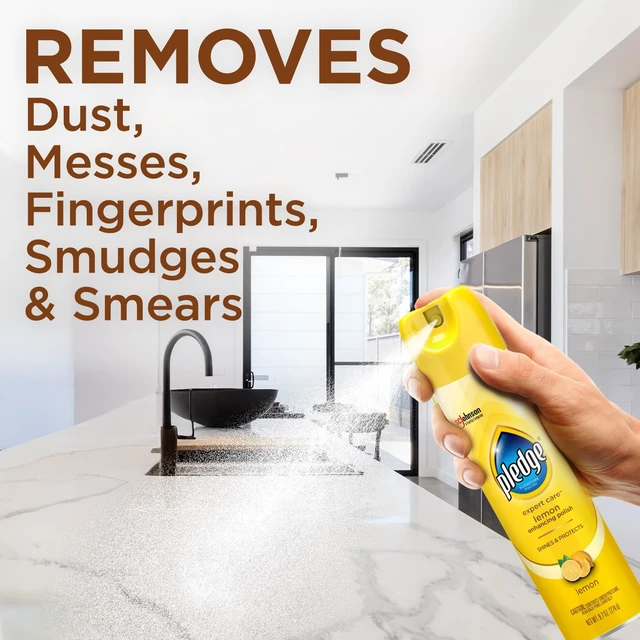 Alt view image 5 of 6 - Pledge Expert Care Enhancing Furniture Polish, 9.7 oz, Lemon, 1-Pack