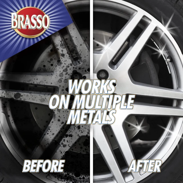 Alt view image 7 of 7 - Brasso Multi-Purpose Metal Polish for Brass & Chrome, 8 oz