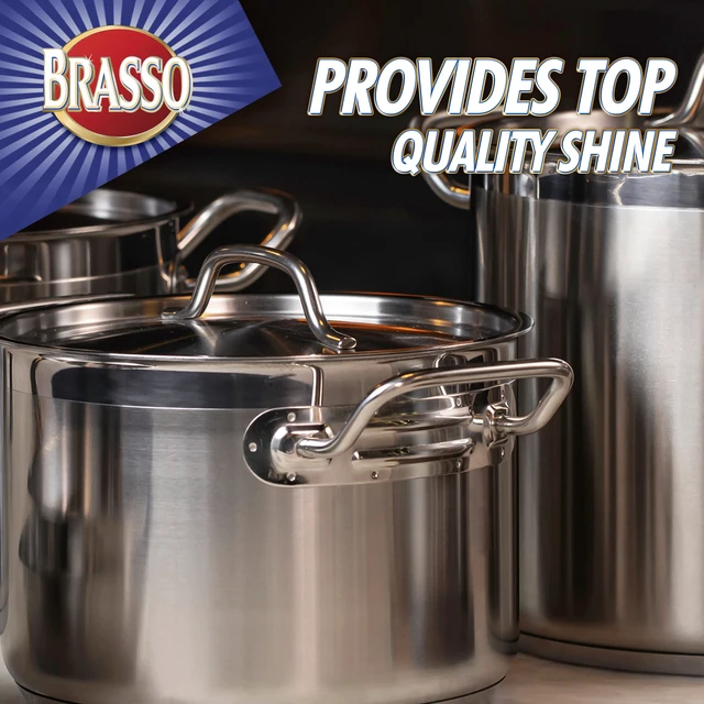 Alt view image 2 of 7 - Brasso Multi-Purpose Metal Polish for Brass & Chrome, 8 oz