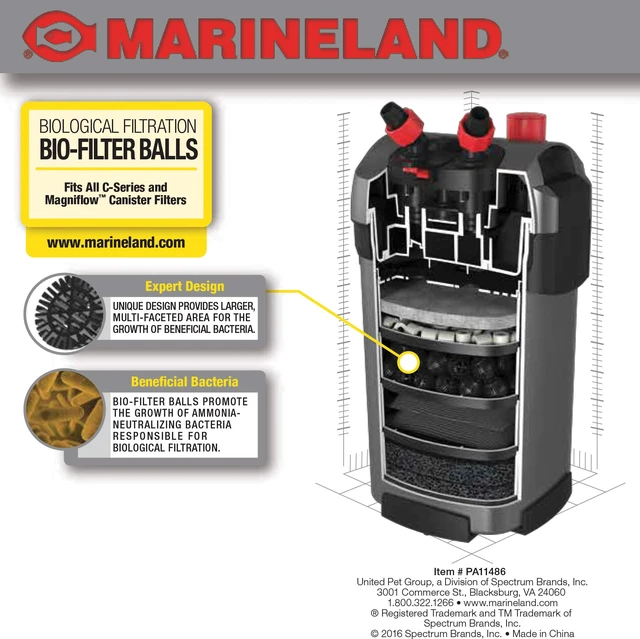 Alt view image 3 of 5 - Marineland Bio-Filter Balls for Aquarium Filtration, 90 Count