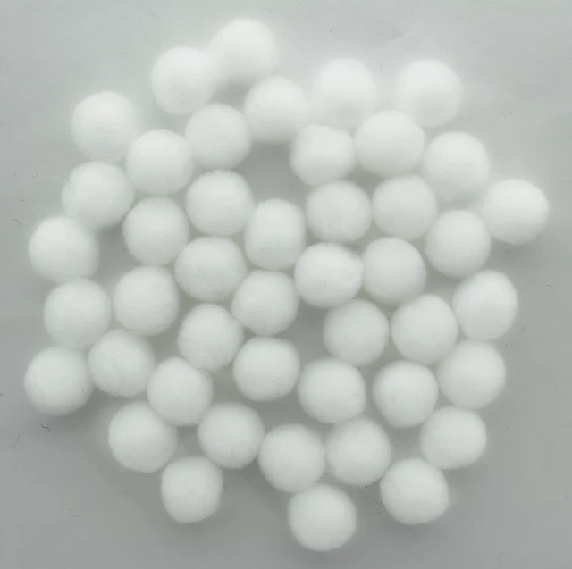 Alt view image 6 of 6 - Leisure Arts Essentials Pom Poms, White, 3/4in, 45 Pieces per Pack