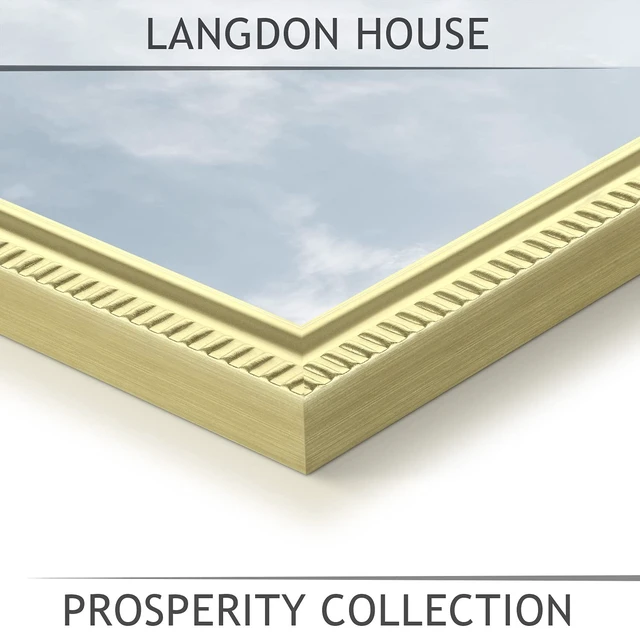 Alt view image 3 of 7 - Langdon House Prosperity Collection 4x6 Gold Picture Frame