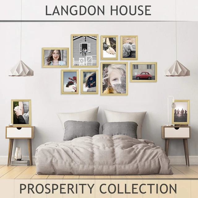 Alt view image 6 of 7 - Langdon House Prosperity Collection 4x6 Gold Picture Frame