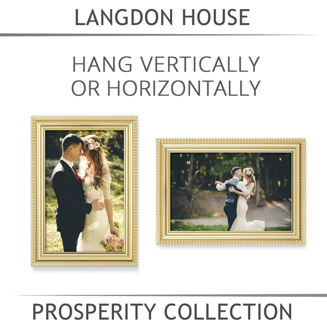 Alt view image 4 of 7 - Langdon House Prosperity Collection 4x6 Gold Picture Frame