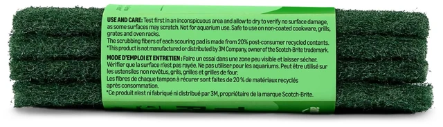 Alt view image 6 of 6 - Amazon Basics Heavy Duty Scour Pads, Dish Scrubber for Kitchen and Outdoor, 4 Count, Pack of 1