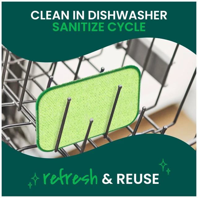Alt view image 6 of 6 - Scotch-Brite Dobie Scrub & Wipe Cloths, Non-Scratch Scrubbing, 2 Pack