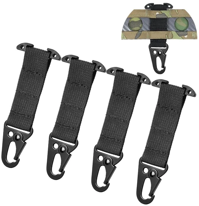 Main image of Weryerker T-Mount Clash Hook Tactical Belt Clip, MOLLE Bag Hanging Carabiner, Tactical Vest Gear Accessories