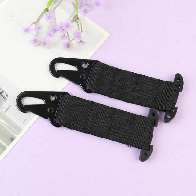 Alt view image 4 of 7 - Weryerker T-Mount Clash Hook Tactical Belt Clip, MOLLE Bag Hanging Carabiner, Tactical Vest Gear Accessories