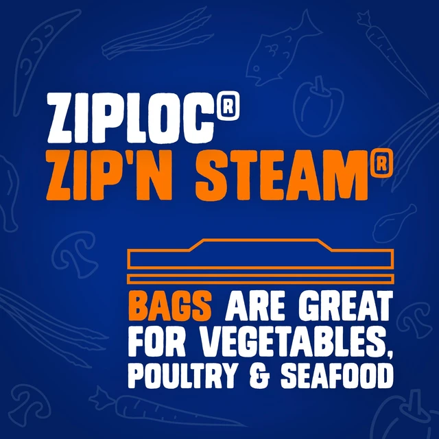 Alt view image 4 of 6 - Ziploc Zip 'n Steam Food Storage Cartons, Microwave Safe, 10 Count, for Meal Prep