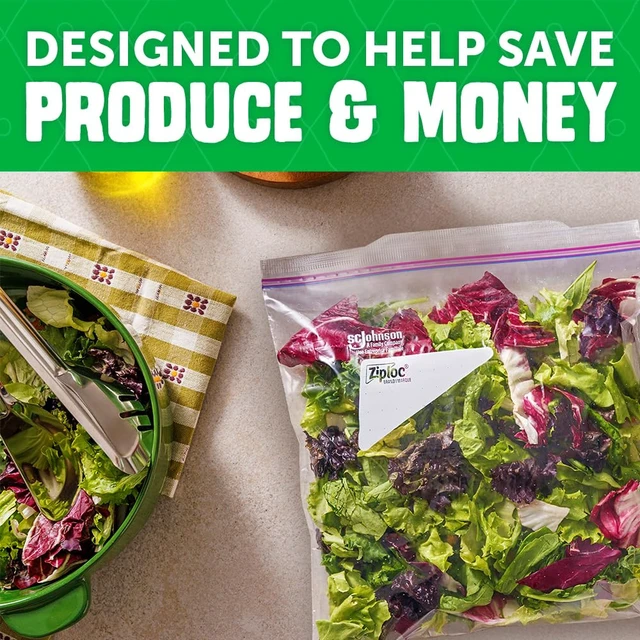 Alt view image 4 of 6 - Ziploc Seal Top Food Storage Produce Bags, 15 Bags