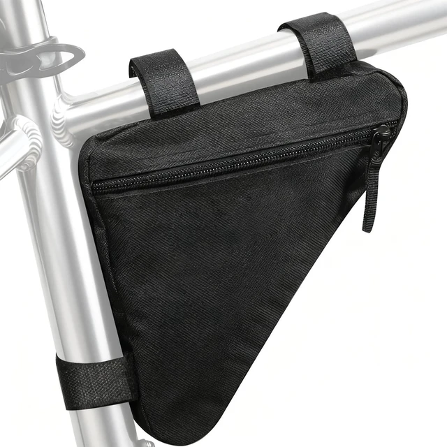 Main image of Lightweight Triangle Bike Frame Bag for Mountain Road Bike, Small Black