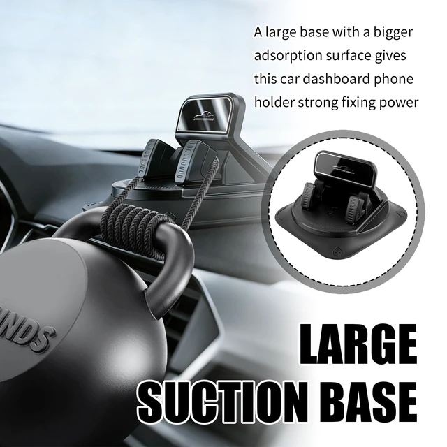 Alt view image 7 of 7 - Car Dashboard Phone Holder 360 Rotatable Mount